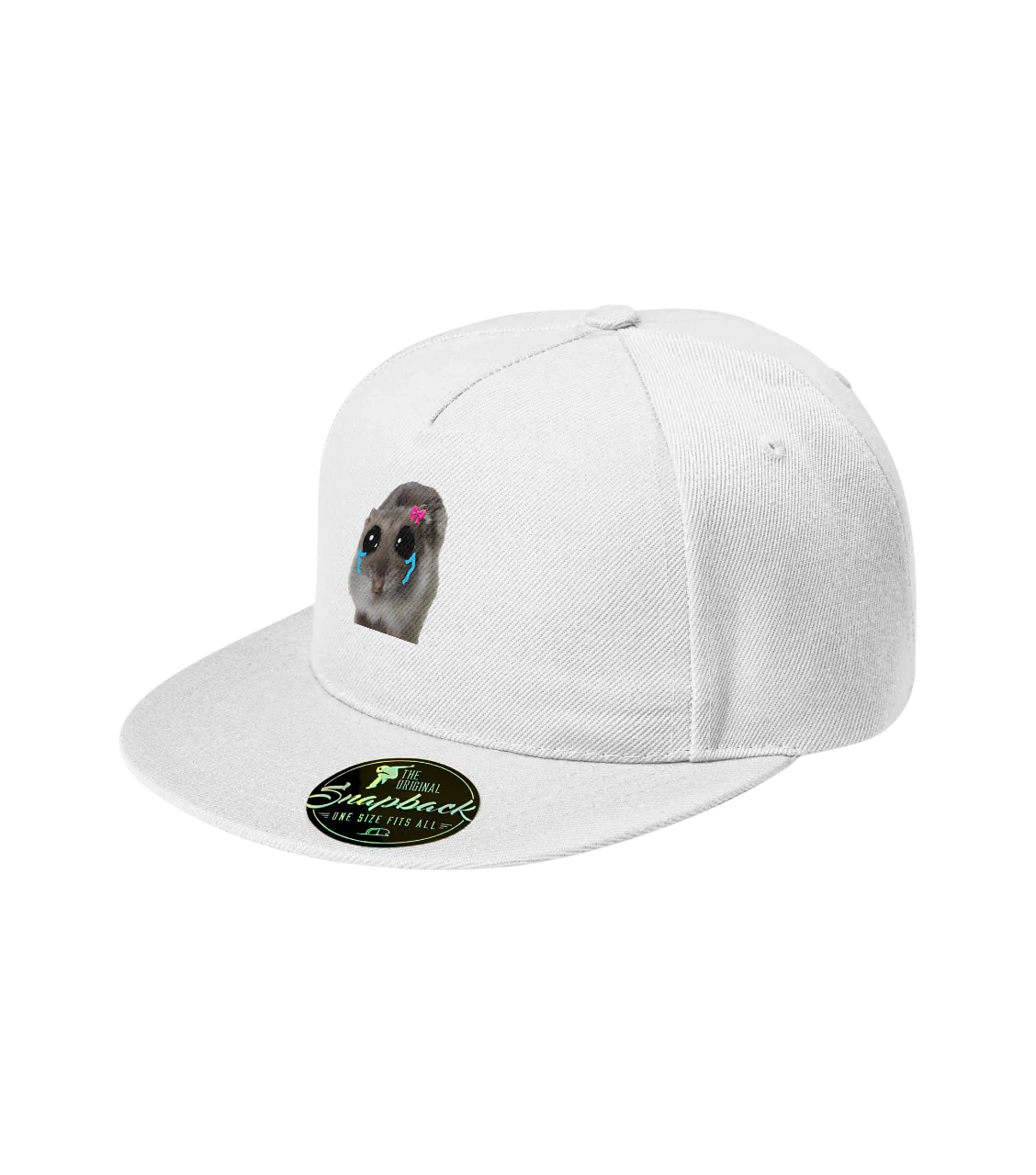 Snapback Sad Hamster Girl