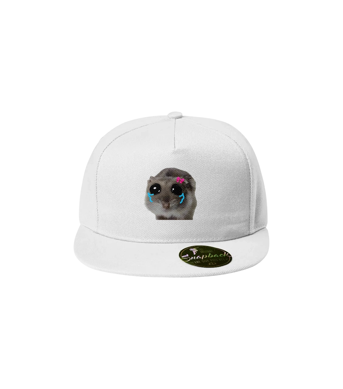 Snapback Sad Hamster Girl