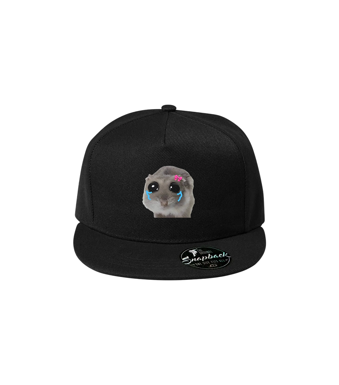 Snapback Sad Hamster Girl