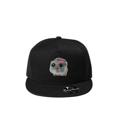 Snapback Sad Hamster Girl
