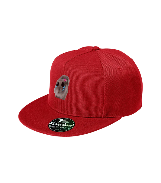 Snapback Sad Hamster Girl